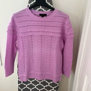 J.Crew Eyelet Knit Sweater - Women
